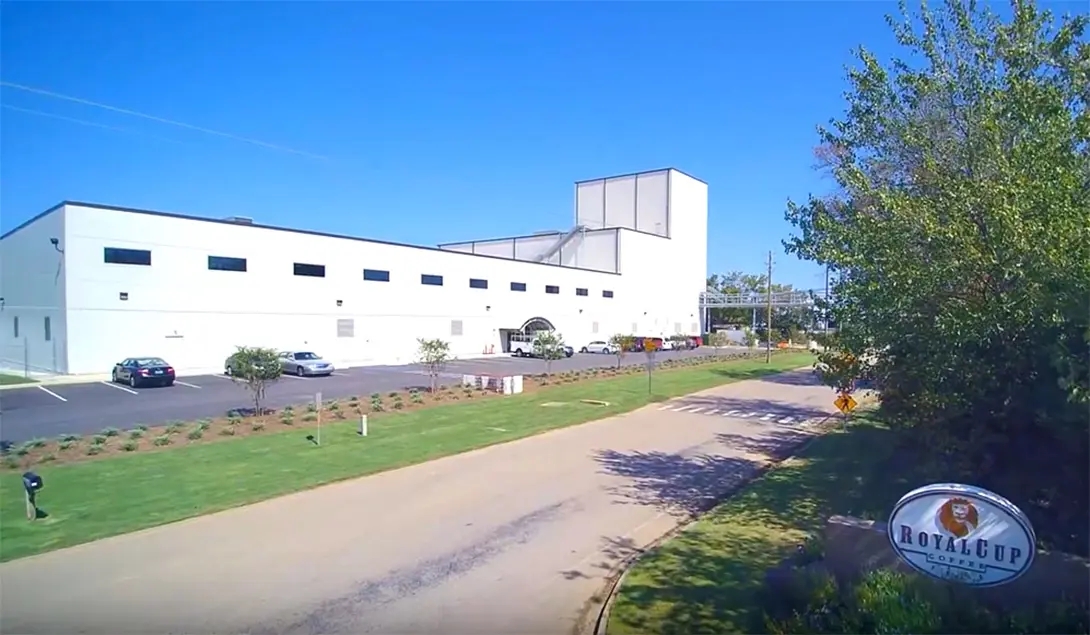 Royal Cup Green Bean Receiving Cleaning And Storage Facility East Entrance