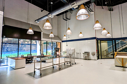 Interior of Crown Bakeries Facility