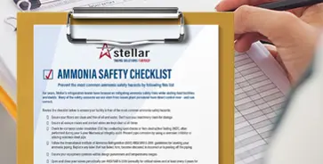 Checklist Ammonia Safety